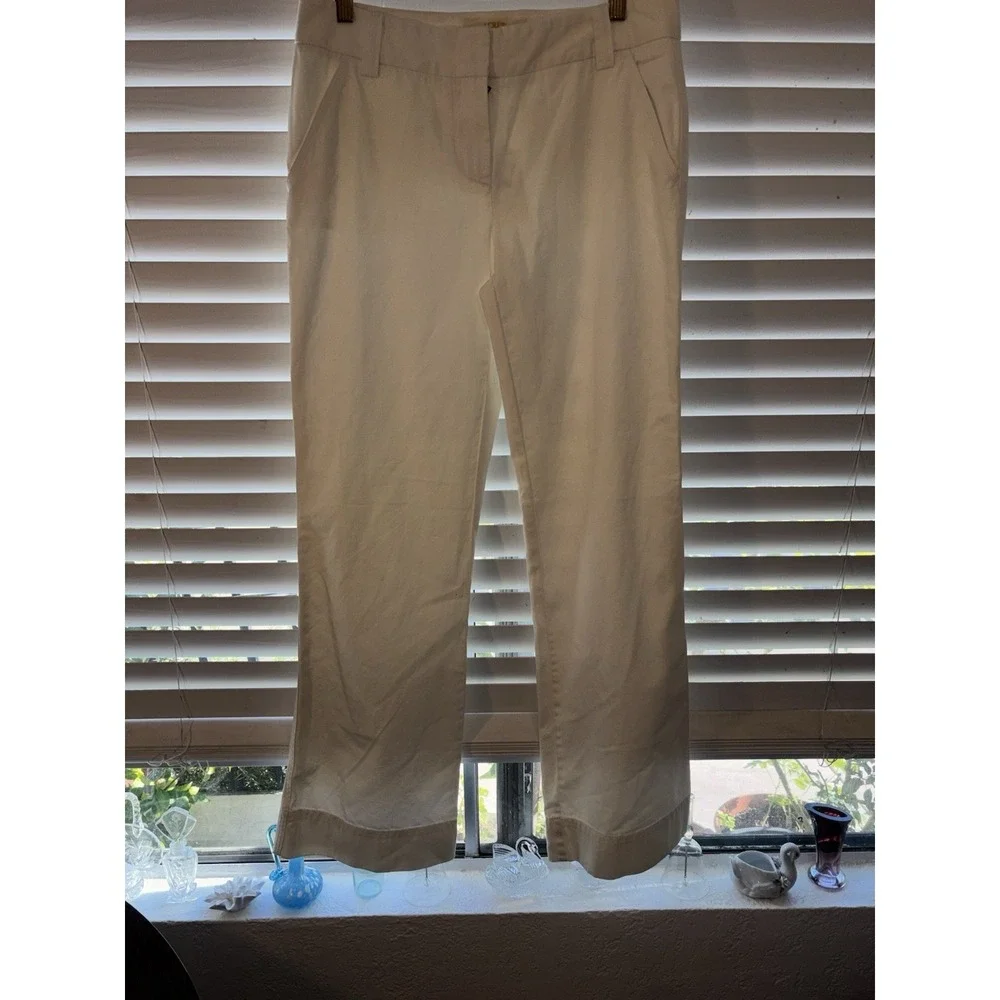 J Crew Classic chino pant Size 6R‎ White NWT Style 81391